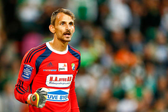 Ljungskiles målvakt Alex Horwath