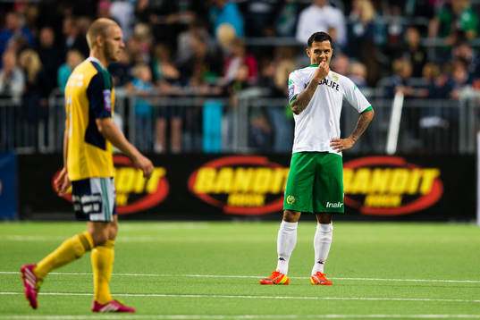 Hammarbys Michael Timisela deppar
