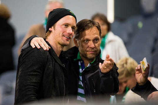 Skådespelaren och Hammarbyaren Alexander Skarsgård