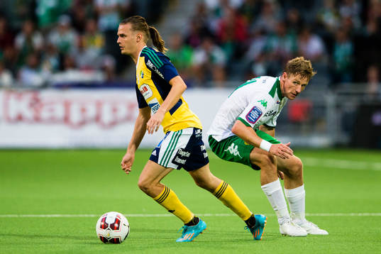 Ljungskiles Jonas Lindberg och Hammarbys Jan Gunnar Solli