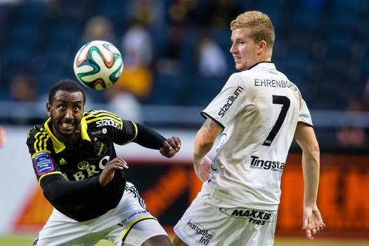 s Henok Goitom och Häckens Simon Gustafson