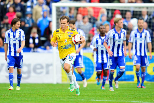 Falkenbergs Anton Wede jublar