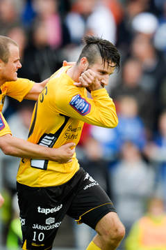 Elfsborgs Mikkel Beckmann jublar