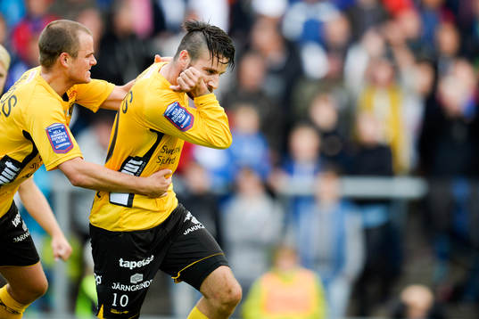 Elfsborgs Mikkel Beckmann jublar