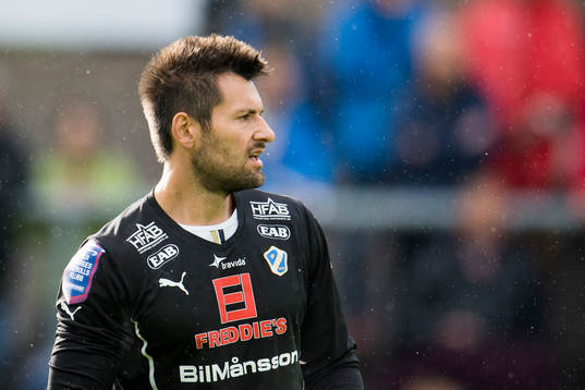 Halmstads målvakt Stojan Lukic