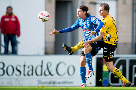 Halmstads Marcus Antonsson och Elfsborgs Daniel Mobaeck