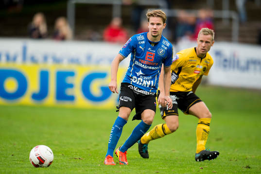 Halmstads Johan Blomberg och Elfsborgs Andreas Klarström