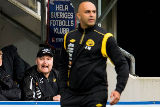 Elfsborgs manager Klas Ingesson och tränare Jan Mian