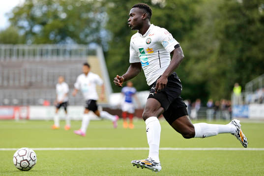 Örebros Alhassan Kamara gör 0-1