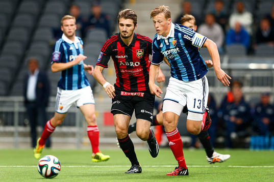 Brommapojkarnas Dardan Rexhepi och Djurgårdens Emil