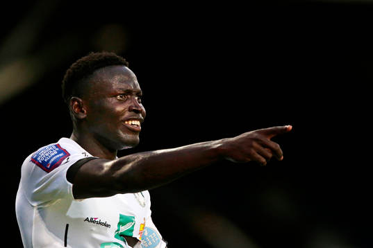 Örebros Alhassan Kamara jublar
