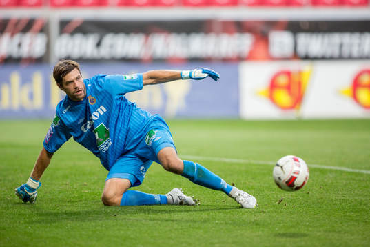 Gefles målvakt Emil Hedvall