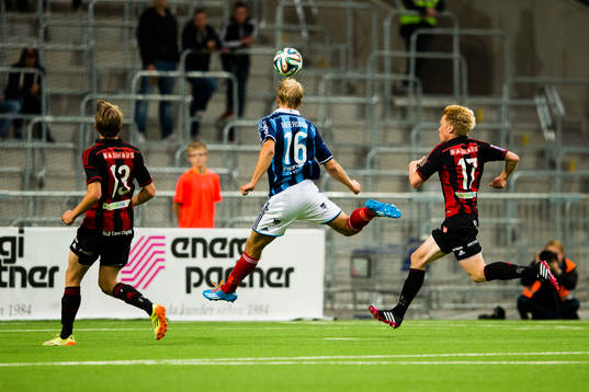 Djurgårdens Sebastian Andersson gör 1-0 för Djurgården