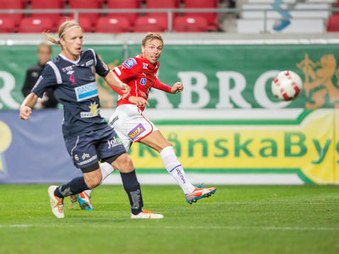 Kalmars Jonathan Ring  och Gefles Jesper Florèn