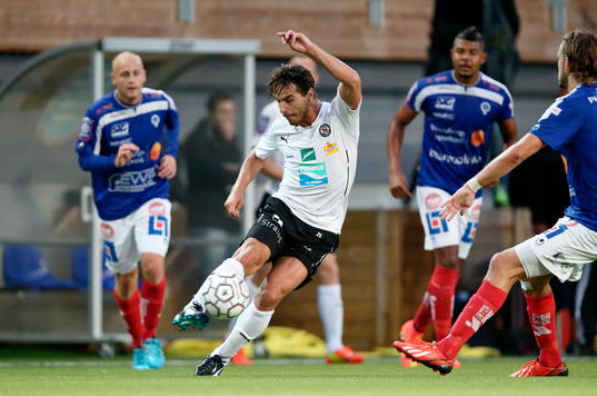 Åtvidabergs Daniel Sjölund, Nordin Gerzic, Åtvidabergs