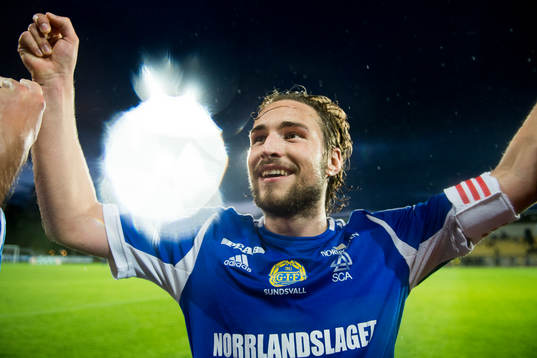 Sundsvalls Kevin Walker jublar