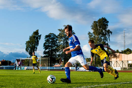 Sundsvalls Robert Lundström och Ängelholms Rebin Asaad