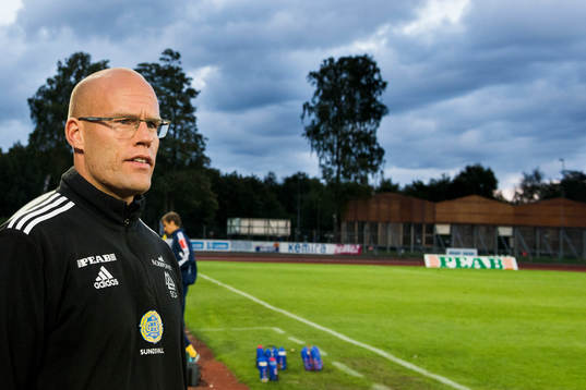 Sundsvalls tränare Joel Cedergren