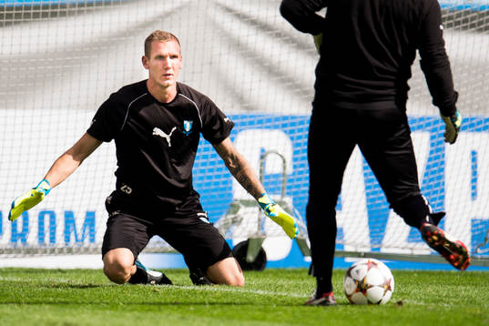 Malmö FFs målvakt Robin Olsen