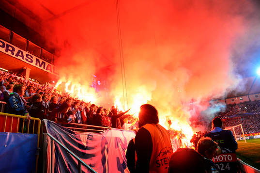 Malmö FFs klack tände bengaler i början av andra halvlek