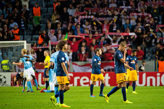 Salzburgs spelare deppar