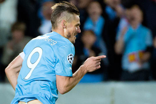 Malmö FFs Markus Rosenberg jublar