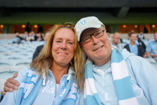 Malmö FFs supportrar på plats