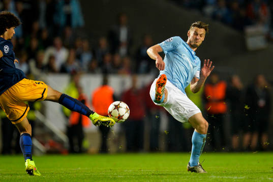 Salzburgs André Ramalho och Malmö FFs Markus Rosenberg