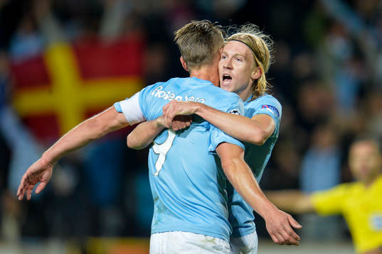 Malmö FFs Markus Rosenberg jublar