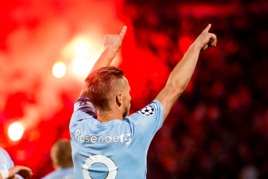 Malmö FFs Markus Rosenberg jublar