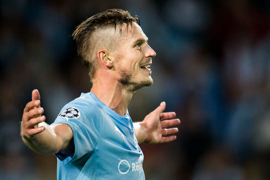 Malmö FFs Markus Rosenberg jublar