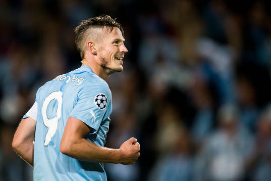 Malmö FFs Markus Rosenberg jublar
