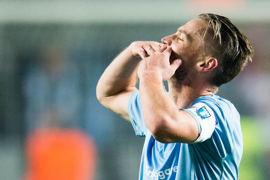 Malmö FFs Markus Rosenberg jublar