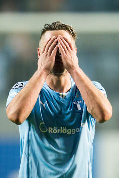 Malmö FFs Markus Rosenberg jublar