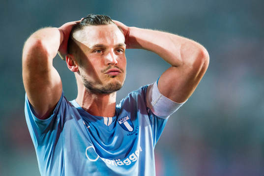 Malmö FFs Markus Rosenberg pustar ut