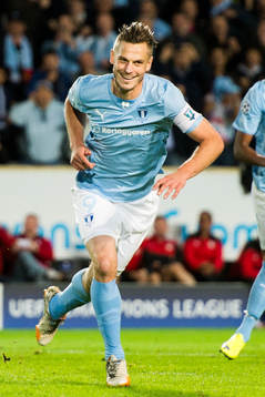 Malmö FFs Markus Rosenberg jublar