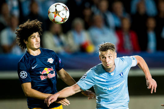 Salzburgs André Ramalho och Malmö FFs Markus Rosenberg
