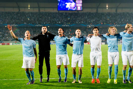 Malmö FFs Magnus Eriksson, målvakt Zlatan Azinovic, Agon