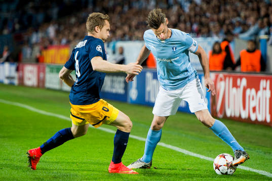 Malmö FFs Markus Rosenberg och Salzburgs Christian
