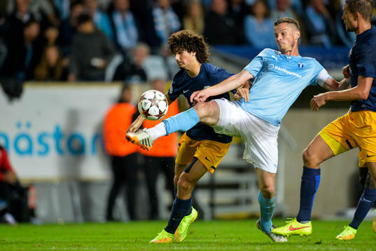 Salzburgs André Ramalho och Malmö FFs Markus Rosenberg
