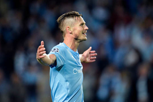 Malmö FFs Markus Rosenberg jublar