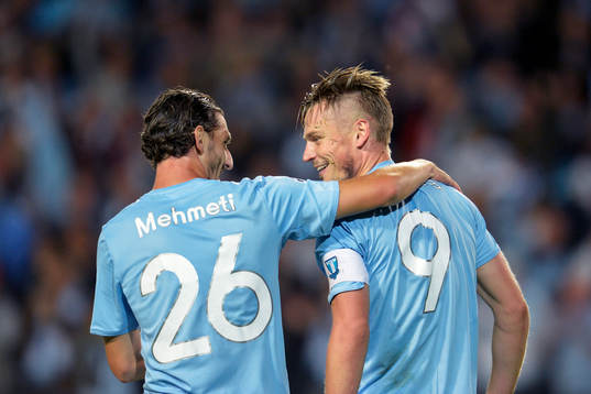 Malmö FFs Markus Rosenberg jublar