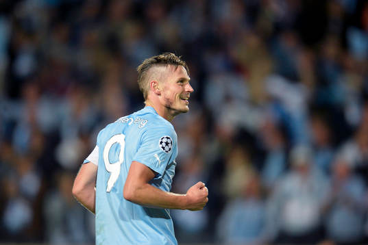 Malmö FFs Markus Rosenberg jublar