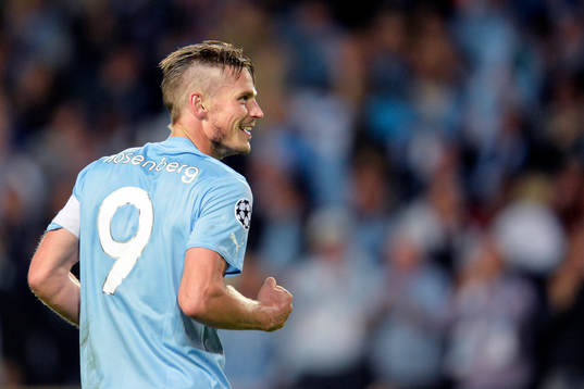 Malmö FFs Markus Rosenberg jublar