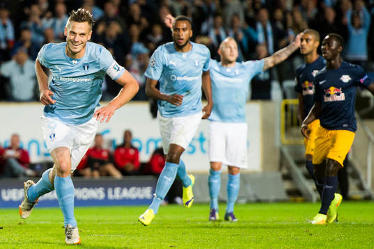 Malmö FFs Markus Rosenberg jublar