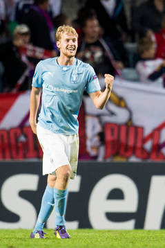 Malmö FFs Filip Helander jublar