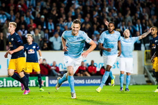 Malmö FFs Markus Rosenberg jublar