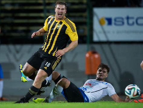 IFK Hässleholms Daniel Engel i matchen i division 3 mellan