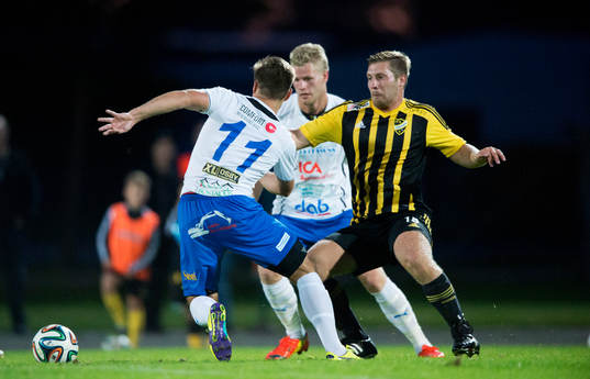 IFK Hässleholms Daniel Engel i matchen i division 3 mellan