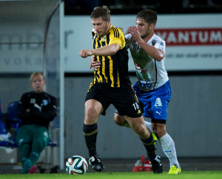 IFK Hässleholms Daniel Engel i matchen i division 3 mellan
